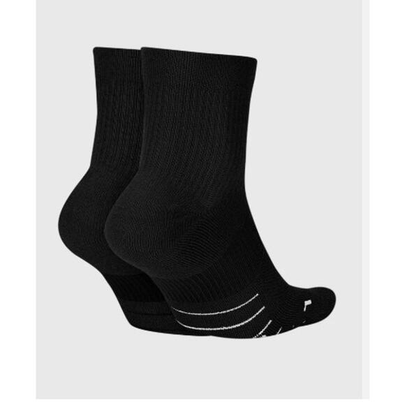 New NWT Nike Multiplier Running Ankle Socks 2-Pack Women's 6-10 Men's 6-8 - Picture 2 of 7